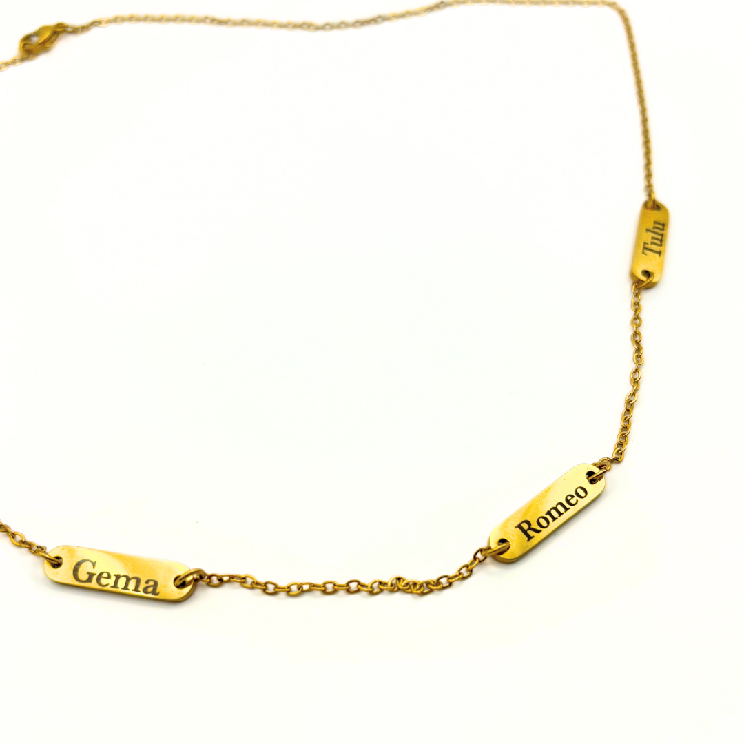 Collar Plaquitas