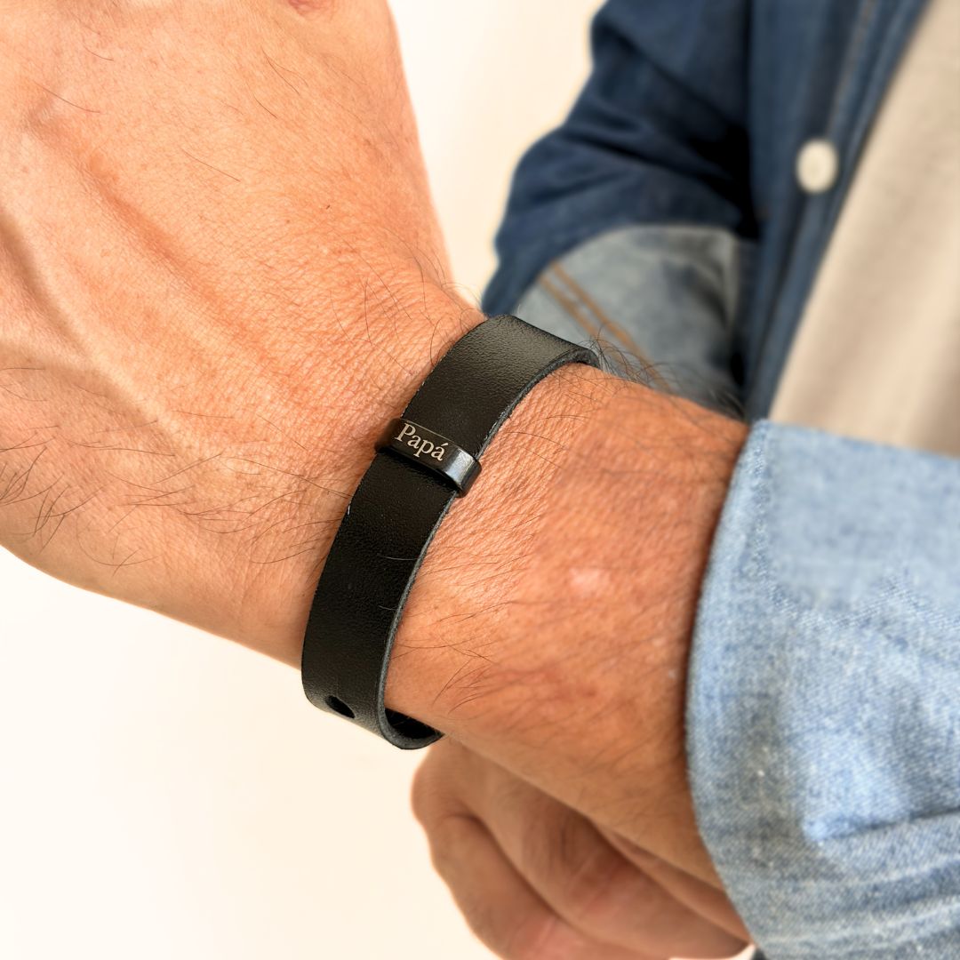 Pulsera Black Belt (piel original)