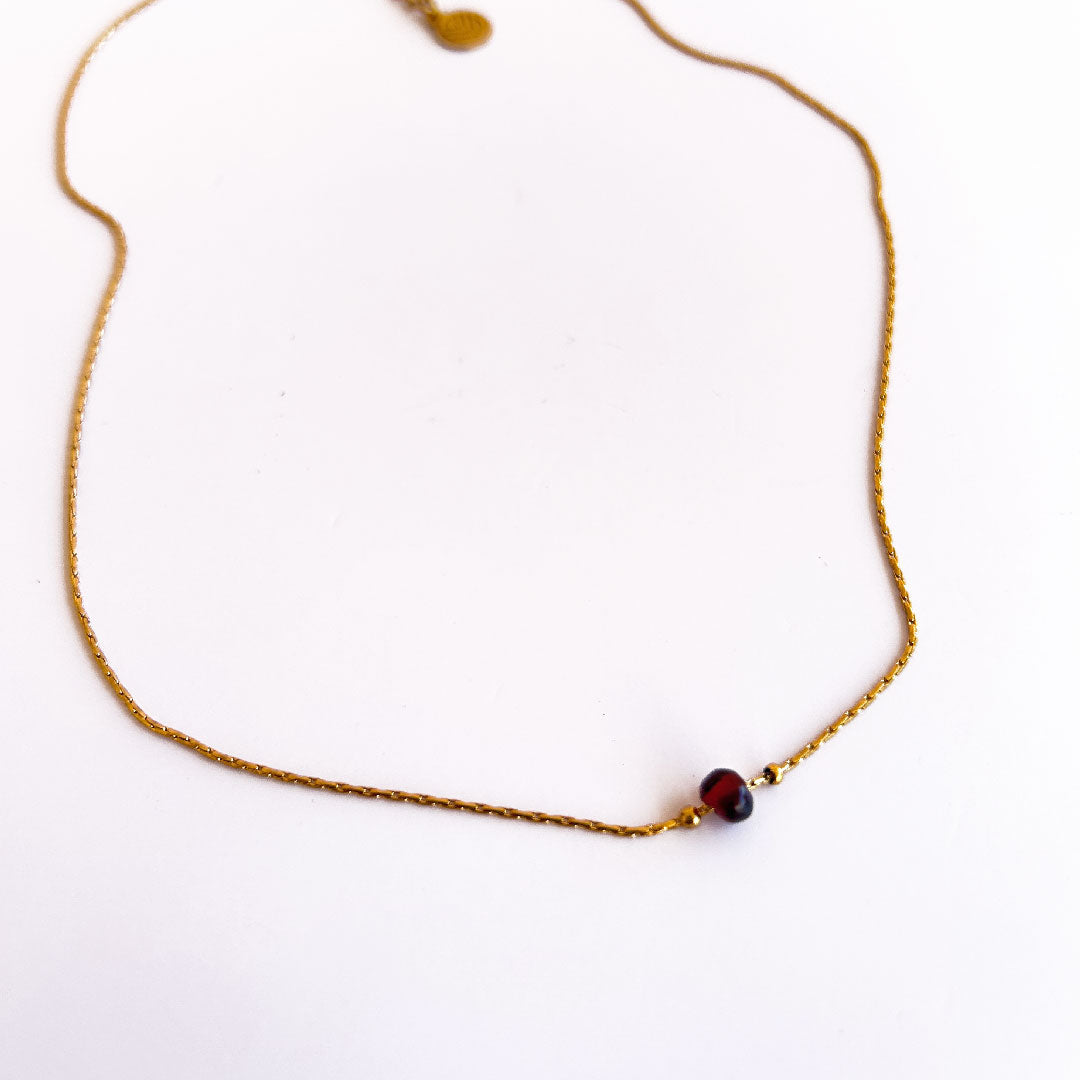 Collar Gracia Infinita (Ámbar Natural)