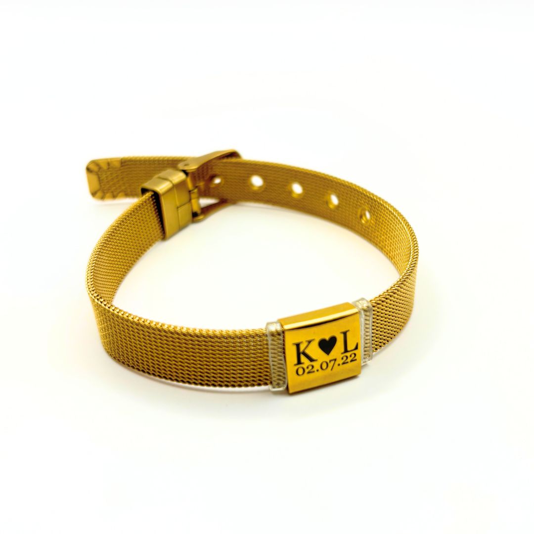Pulsera Correa Grabada