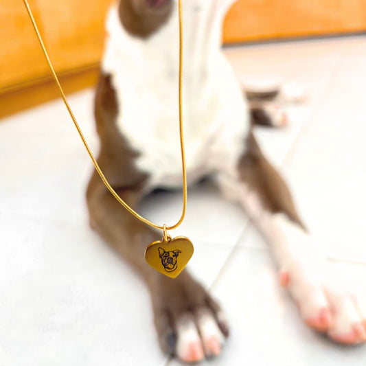 Collar Corazón Retrato