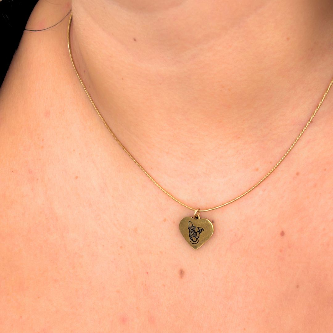 Collar Corazón Retrato