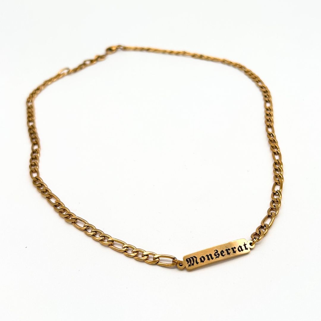 Collar Plaquita Nombre