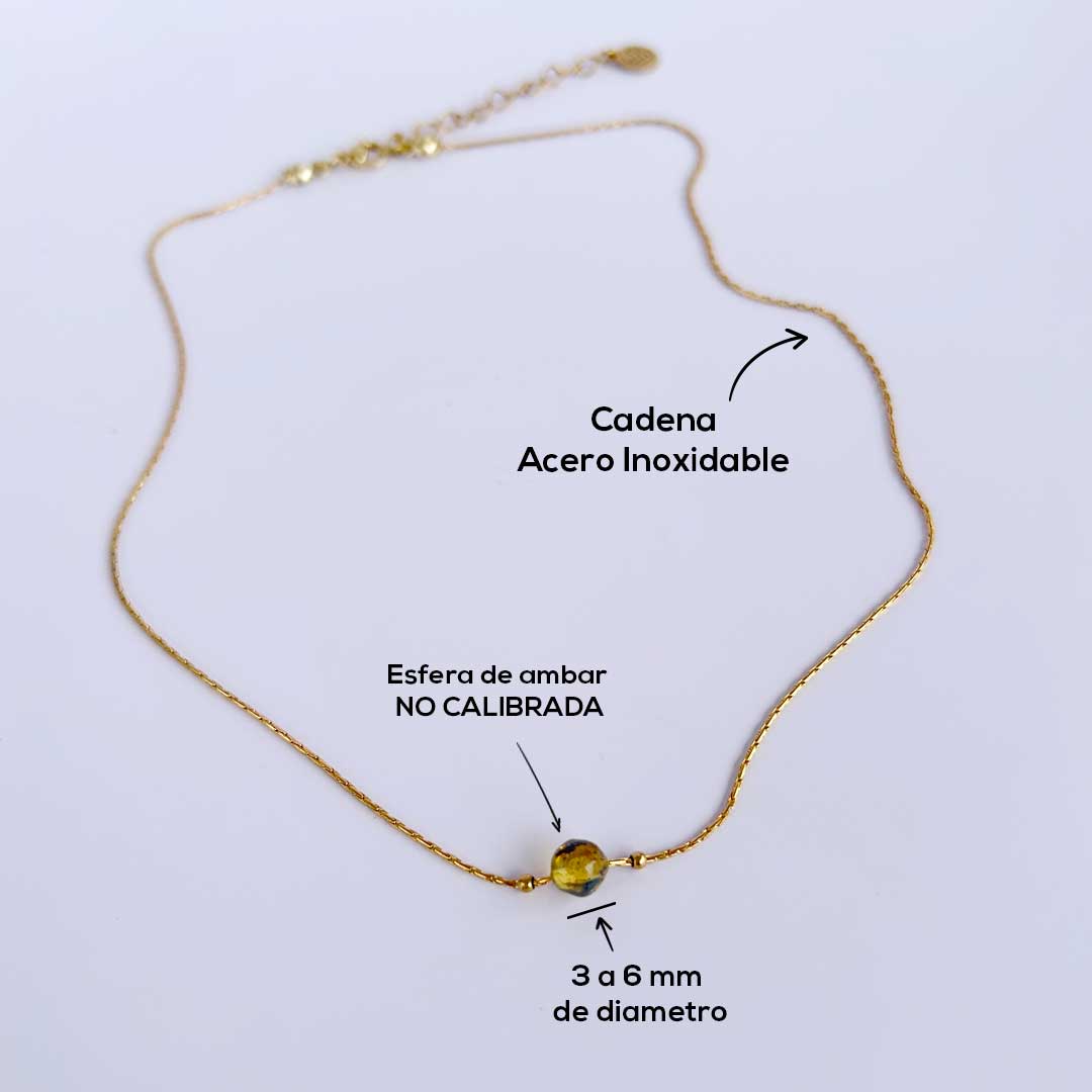 Collar Gracia Infinita (Ámbar Natural)
