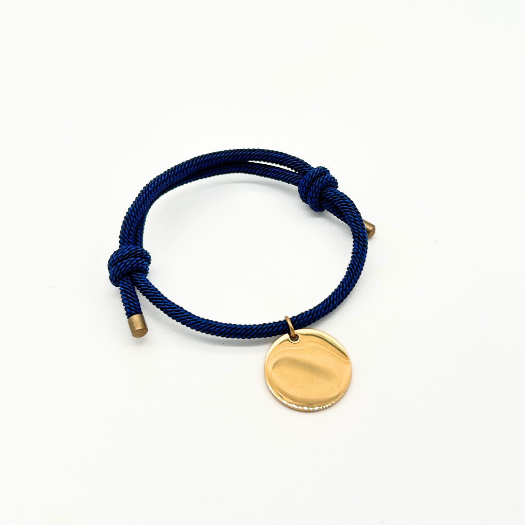 Pulsera Cordón Retrato Moneda