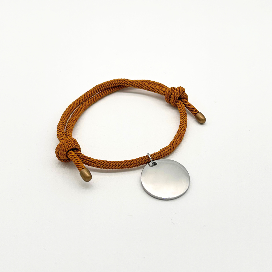 Pulsera Cordón Retrato Moneda