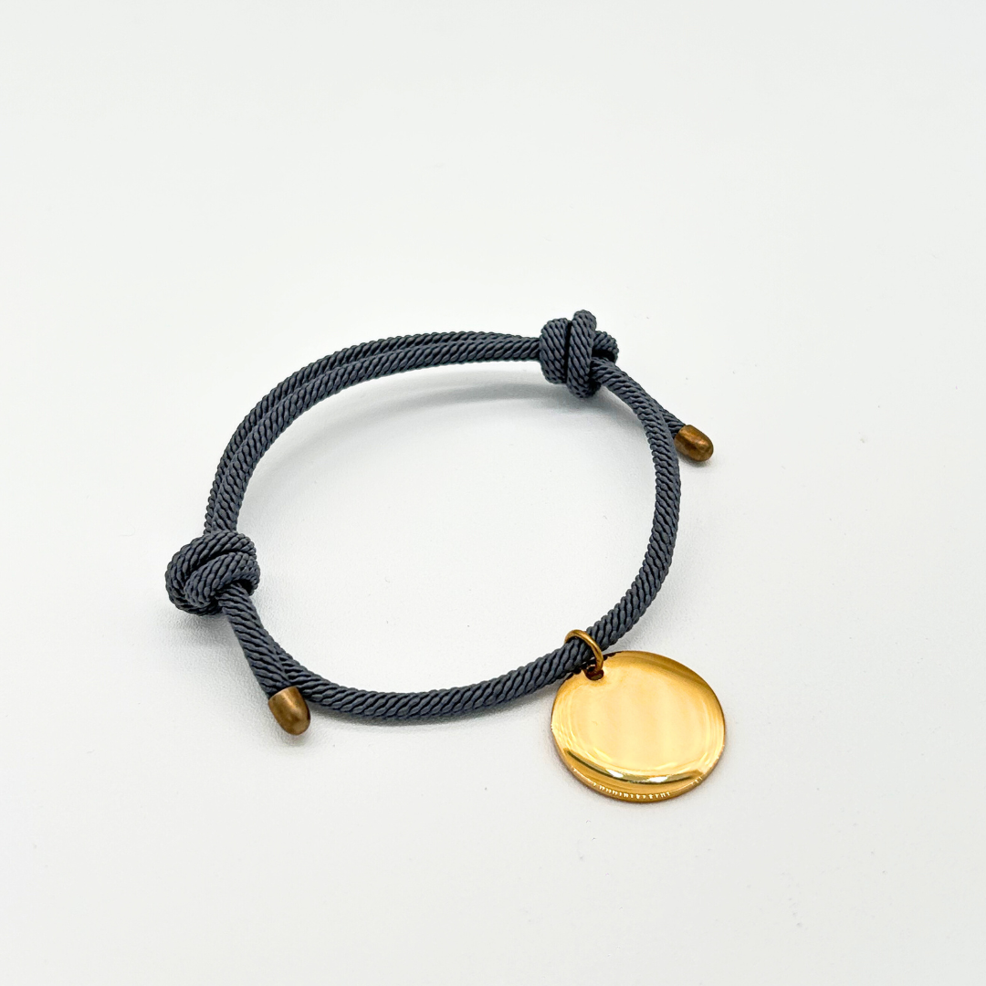 Pulsera Cordón Retrato Moneda