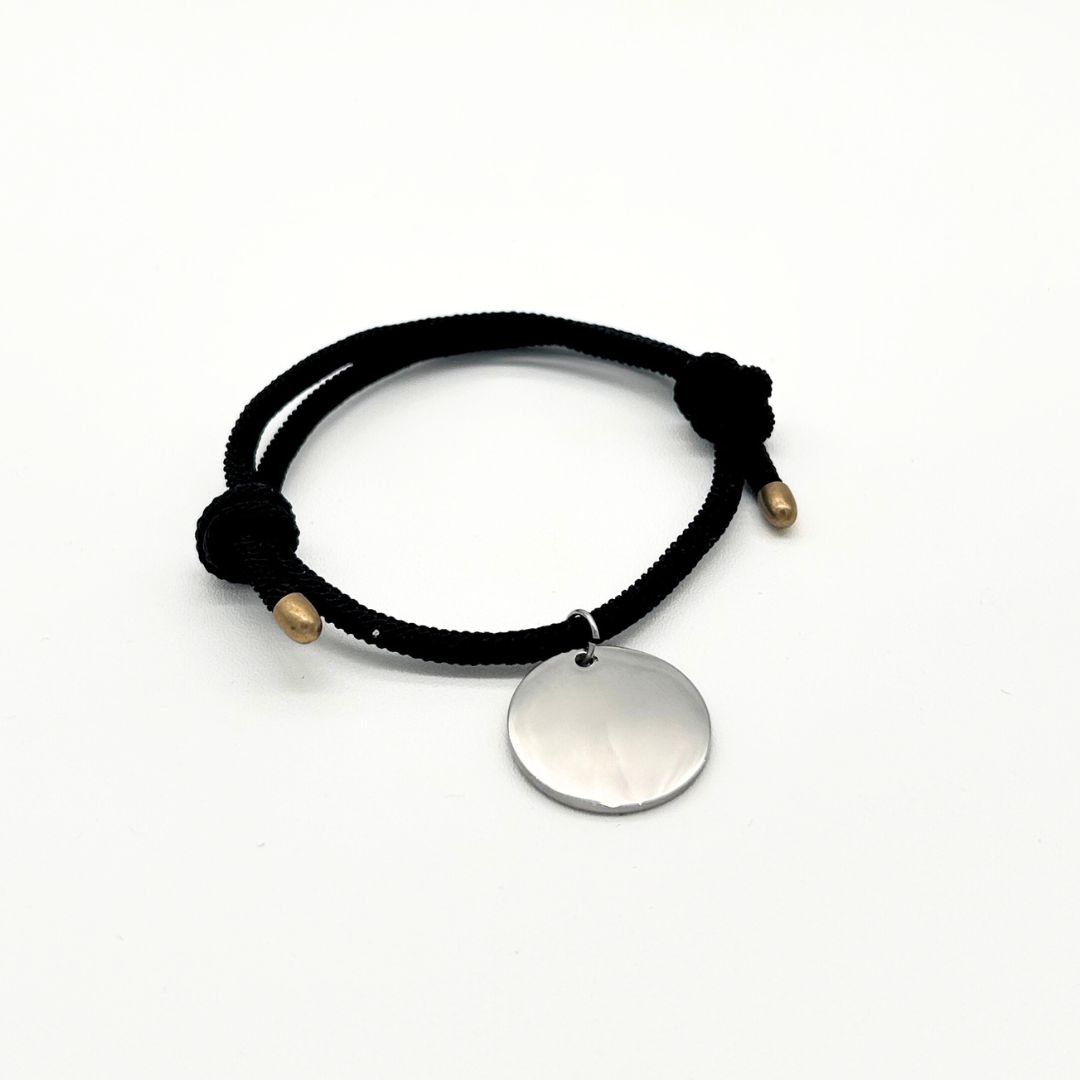 Pulsera Cordón Retrato Moneda
