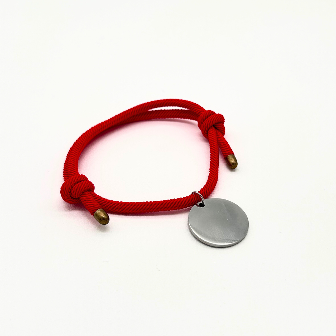 Pulsera Cordón Retrato Moneda