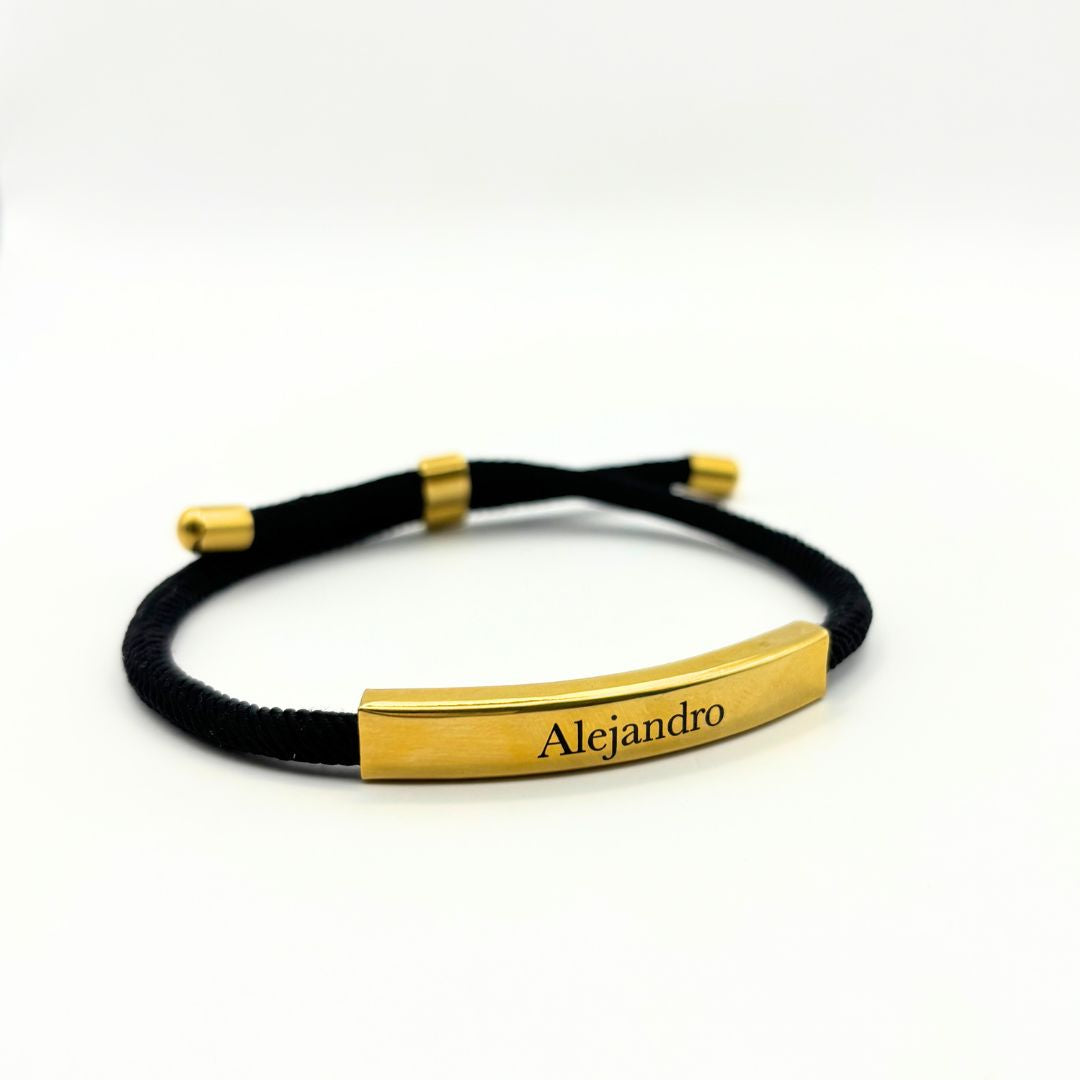 Pulsera Cordón Plaquita