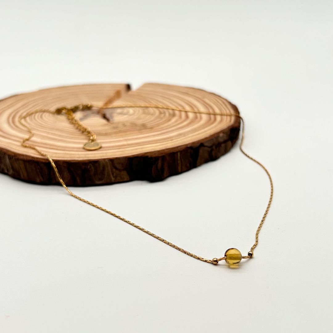 Collar Gracia Infinita (Ámbar Natural)