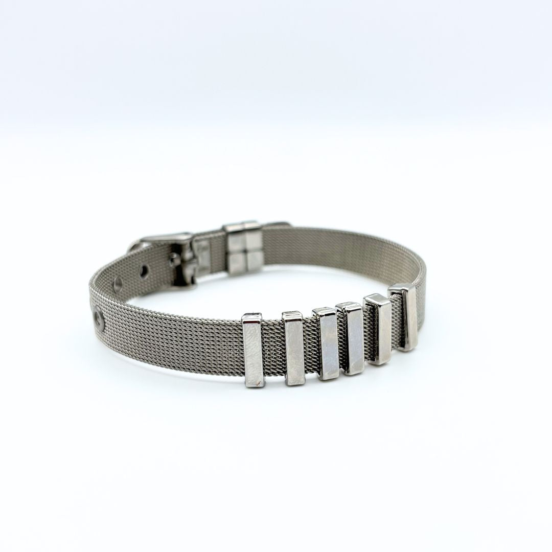 Pulsera Cinturón Plata