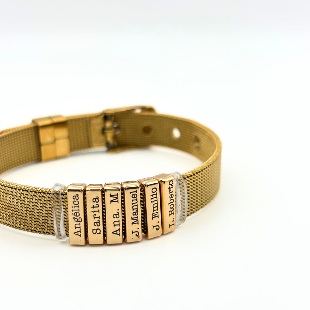 Pulsera Cinturón Dorado