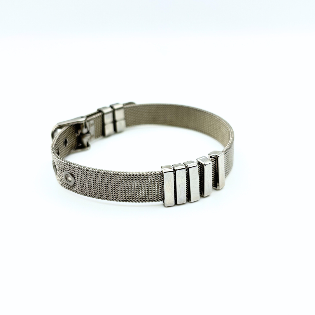 Pulsera Cinturón Plata