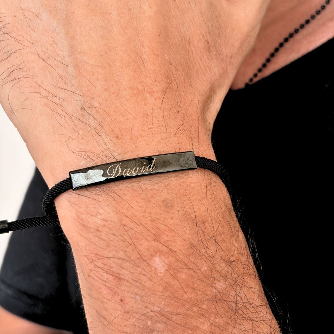Pulsera Cordón Plaquita