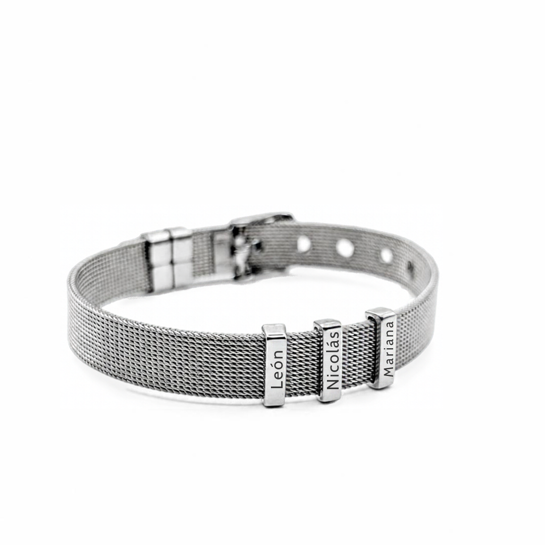 Pulsera Cinturón Plata