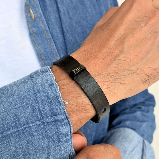 Pulsera Black Belt (piel original)