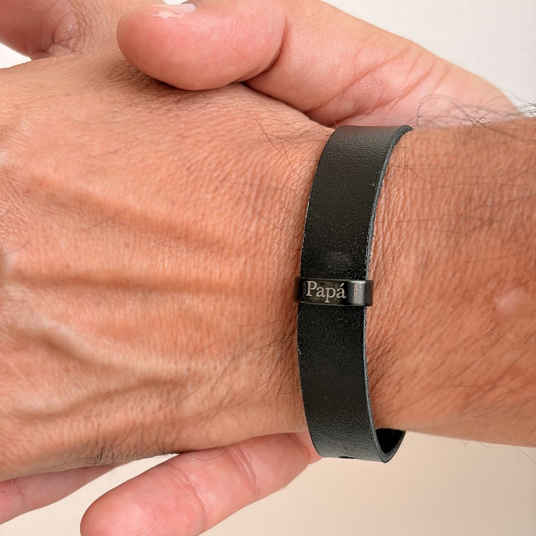 Pulsera Black Belt (piel original)