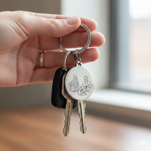 Llavero Retrato