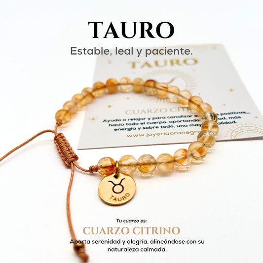 Pulsera Tauro Citrino