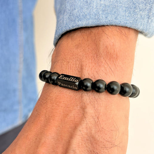Pulsera Papá 8mm Nombres