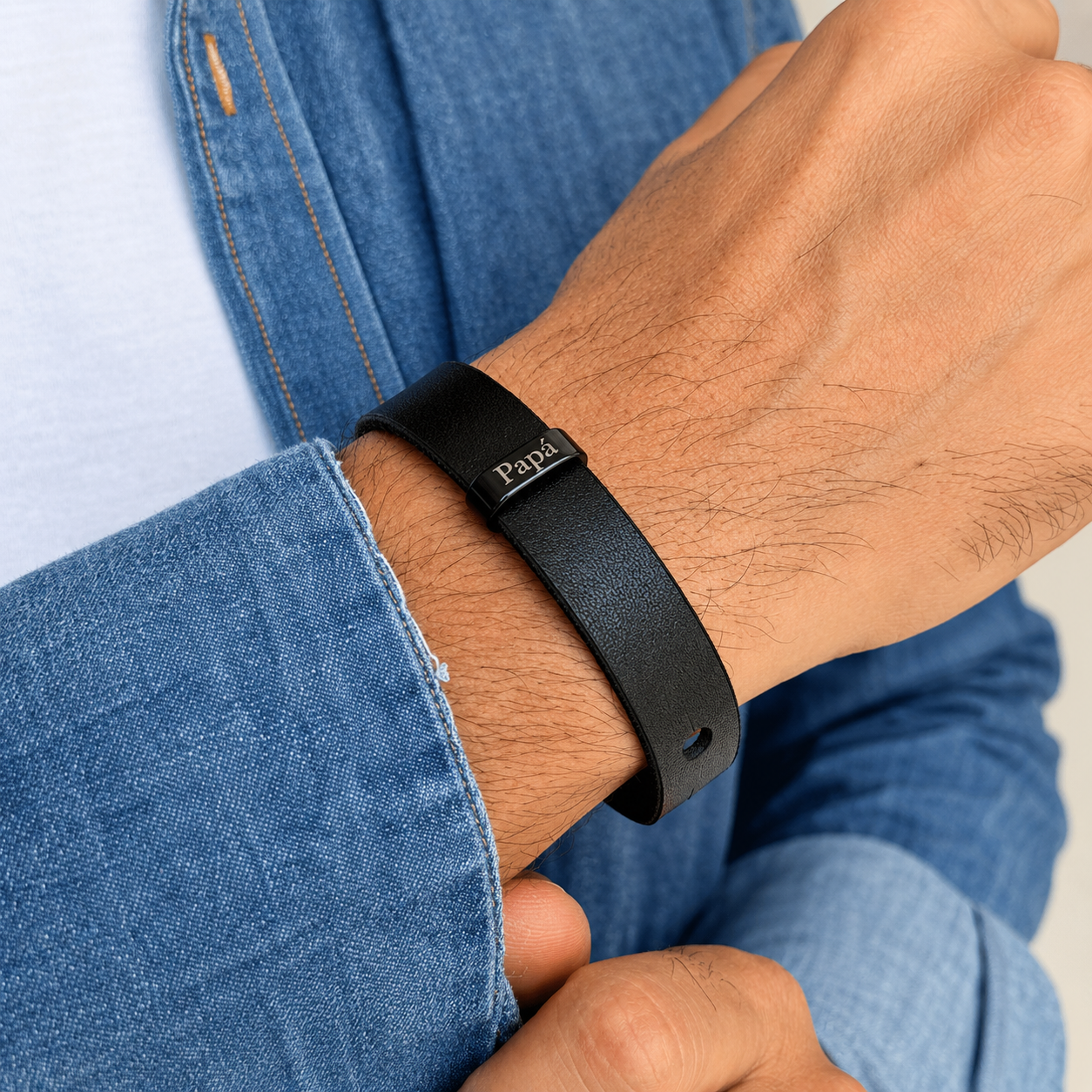 Pulsera Black Belt (piel original)