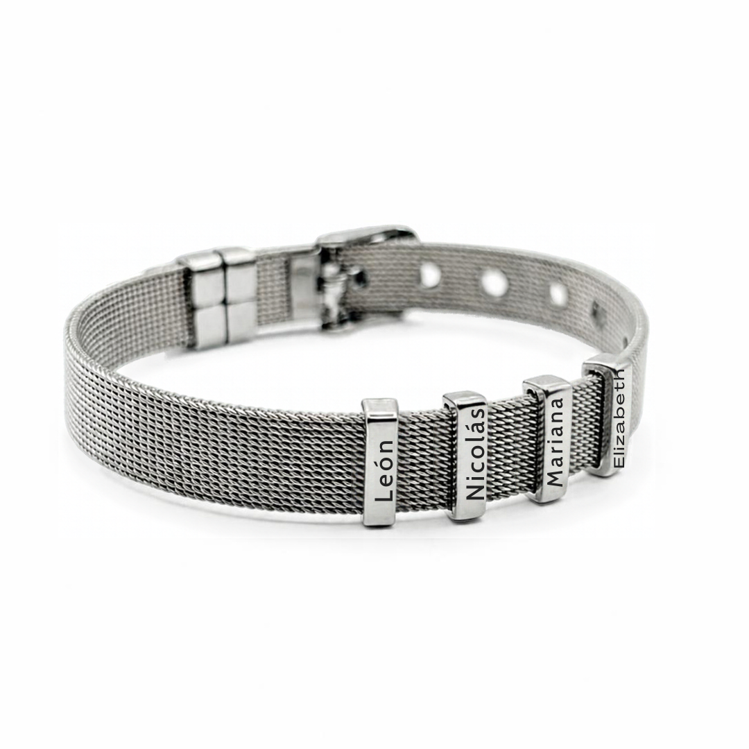 Pulsera Cinturón Plata