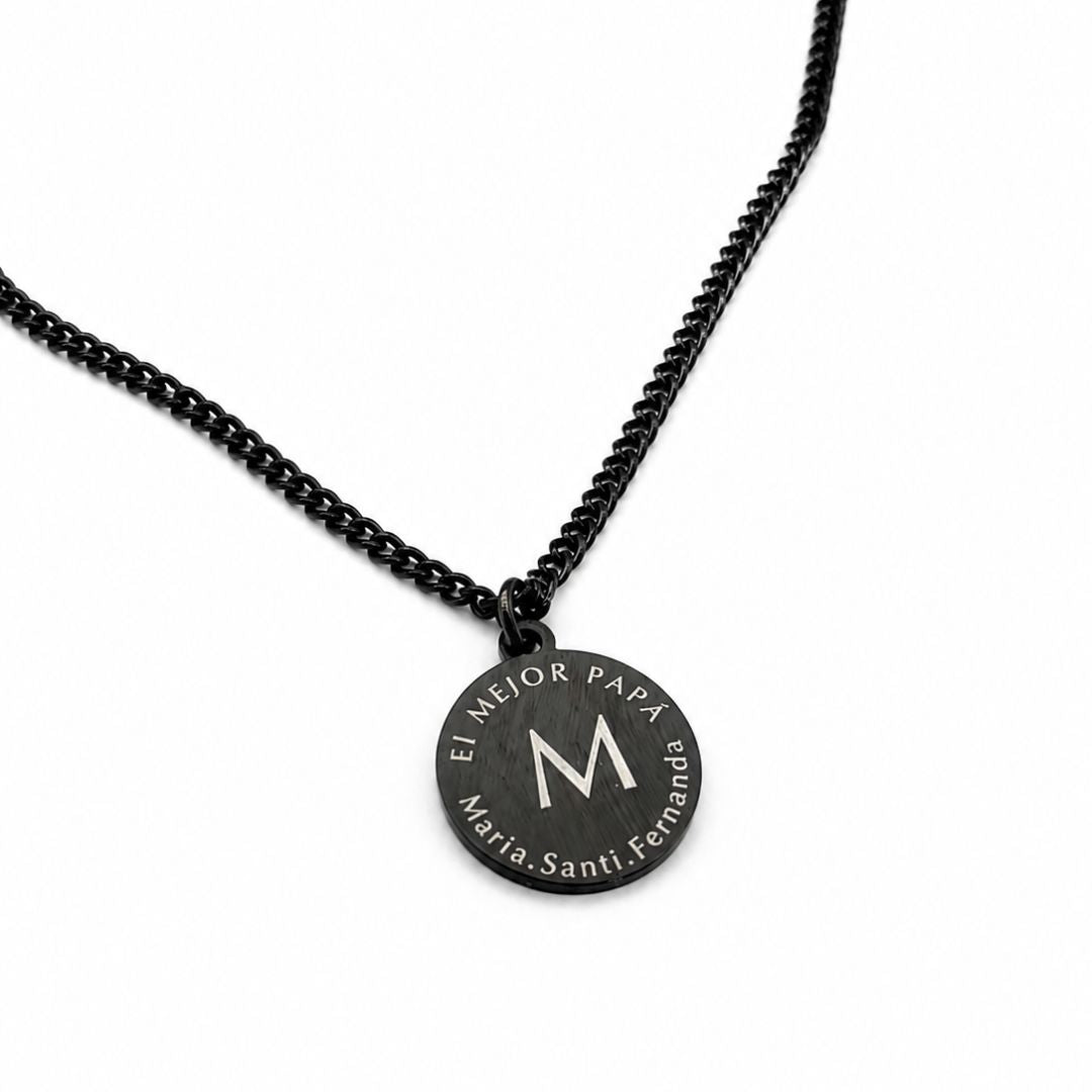 Collar Black Coin
