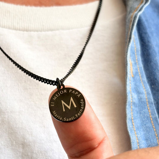 Collar Black Coin