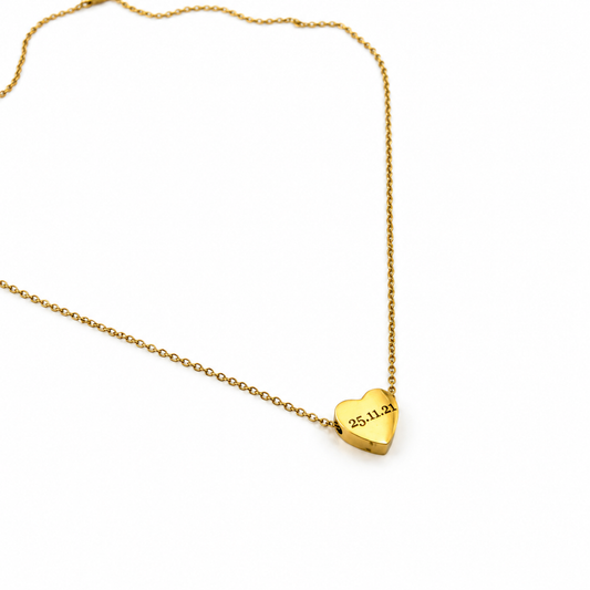 Collar Corazón Mini Personalizado