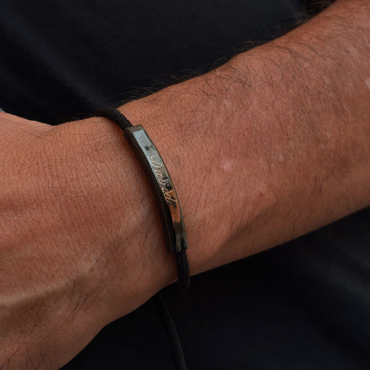 Pulsera Cordón Plaquita