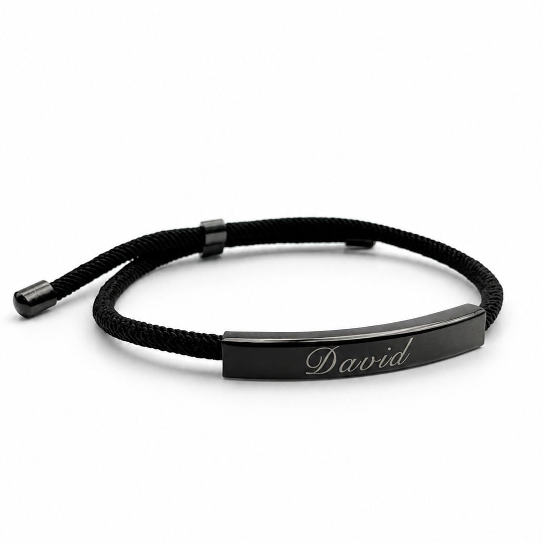 Pulsera Cordón Plaquita