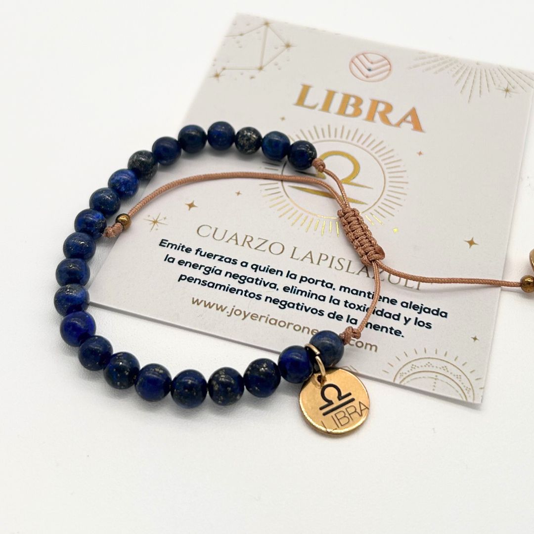 Pulsera Libra Lapislázuli