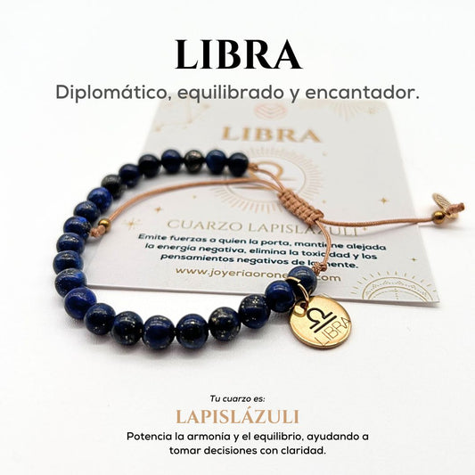Pulsera Libra Lapislázuli