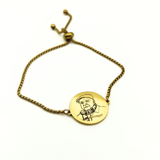 Pulsera Moneda Retrato