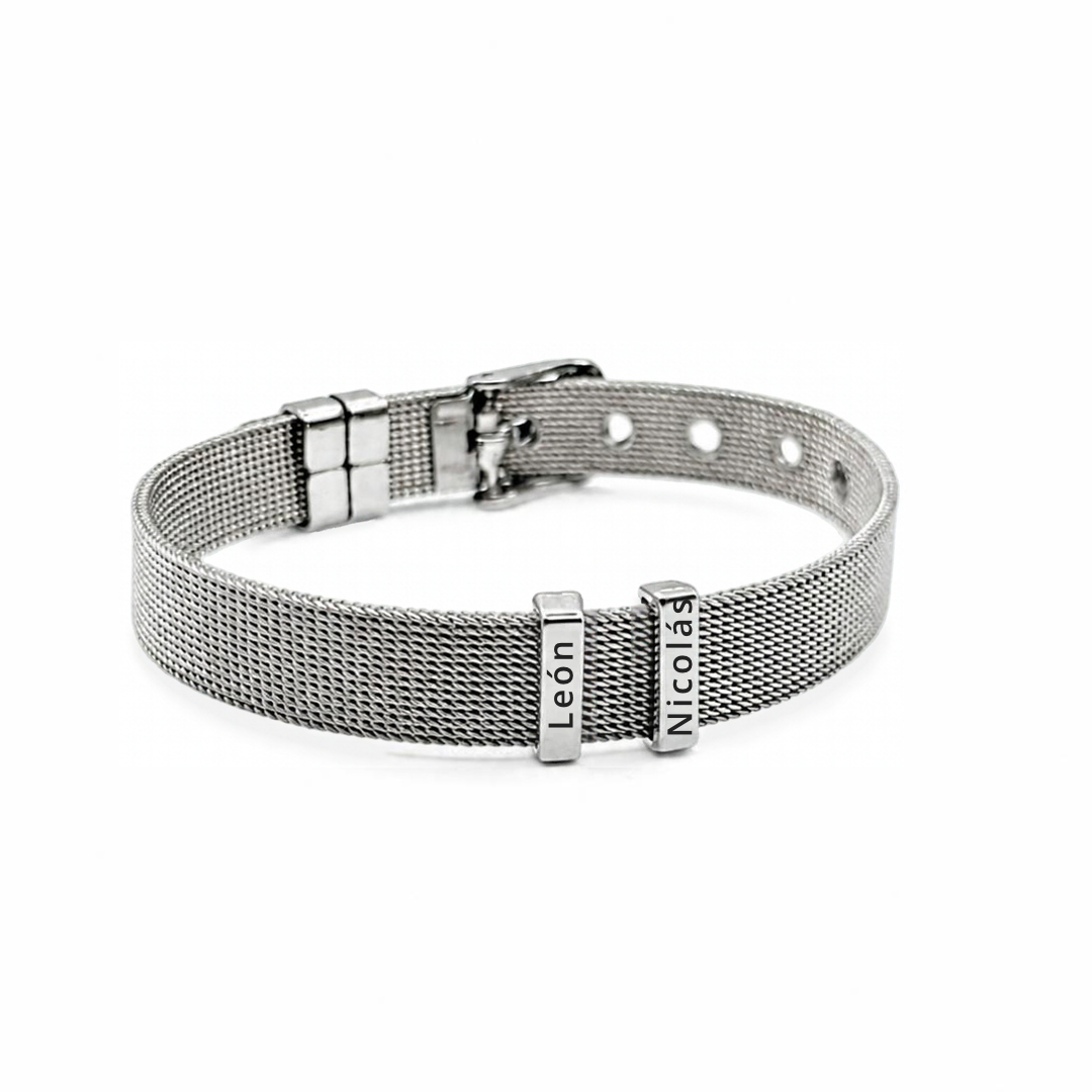 Pulsera Cinturón Plata