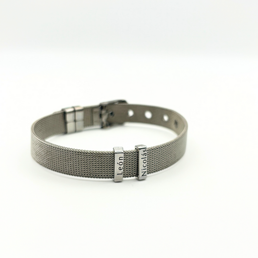 Pulsera Cinturón Plata