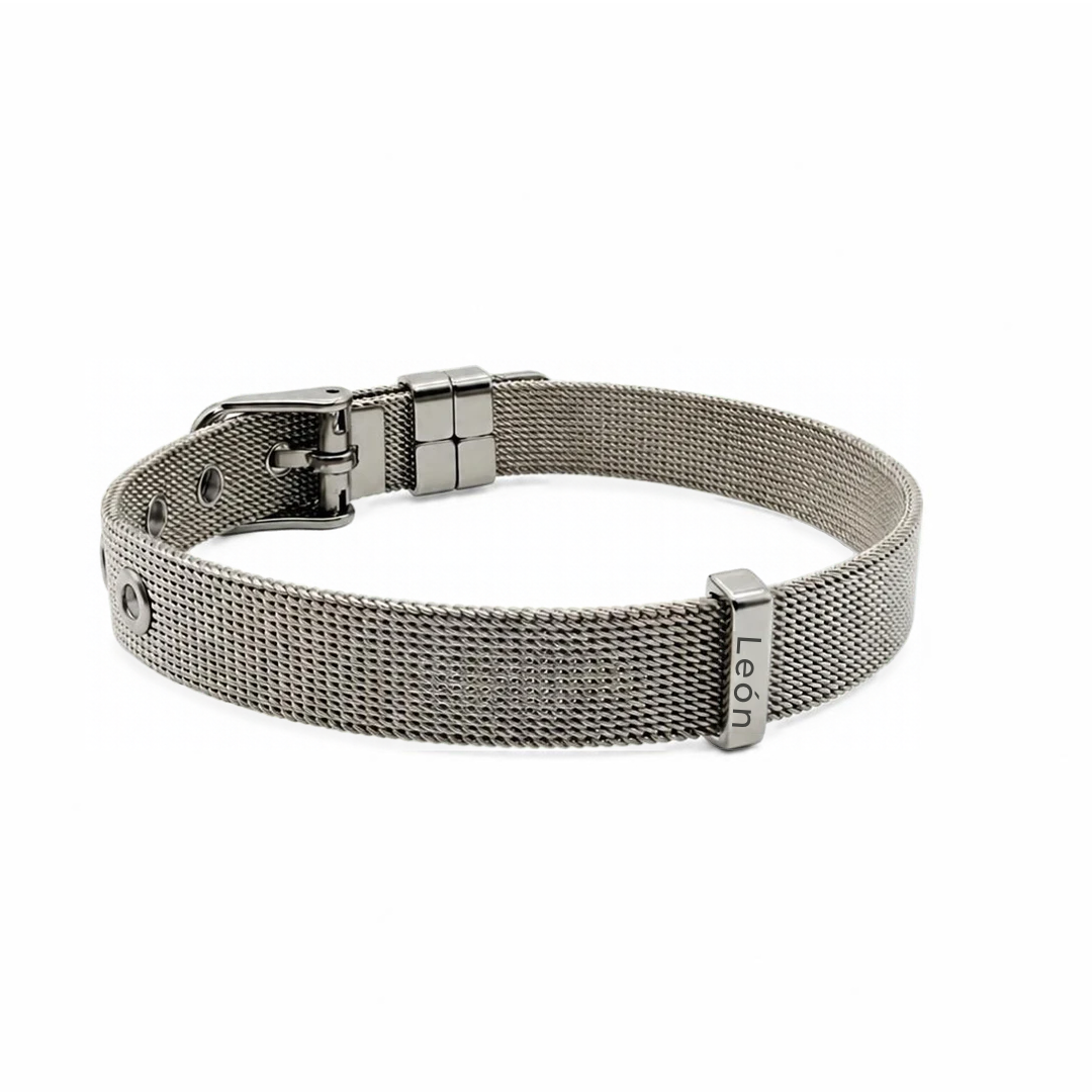 Pulsera Cinturón Plata
