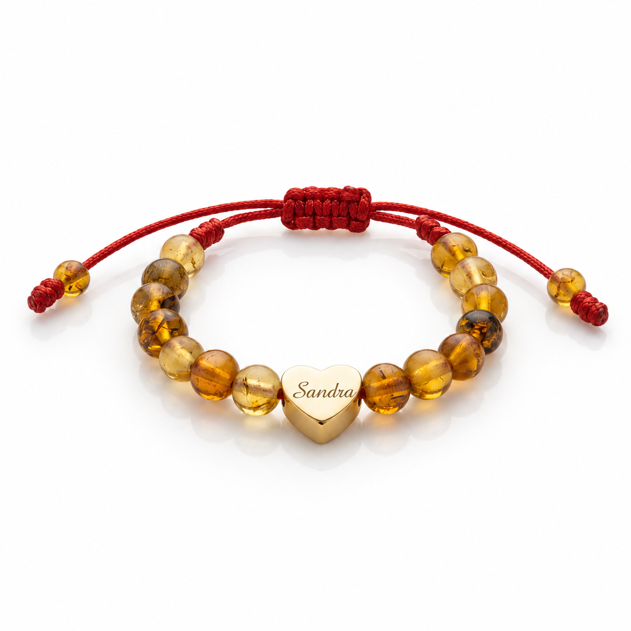 Pulsera Ámbar Corazón Bebé