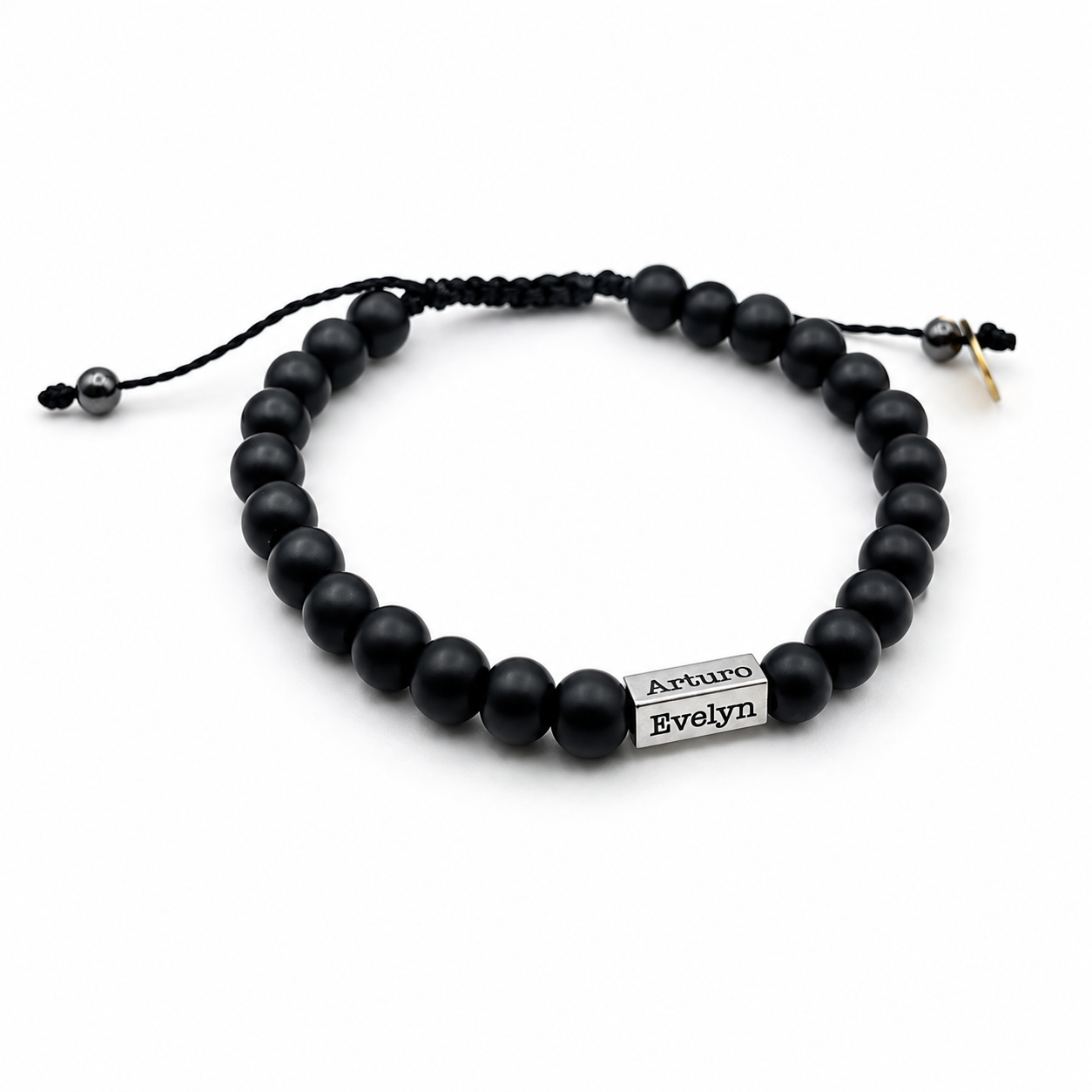 Pulsera Papá Onix Nombres