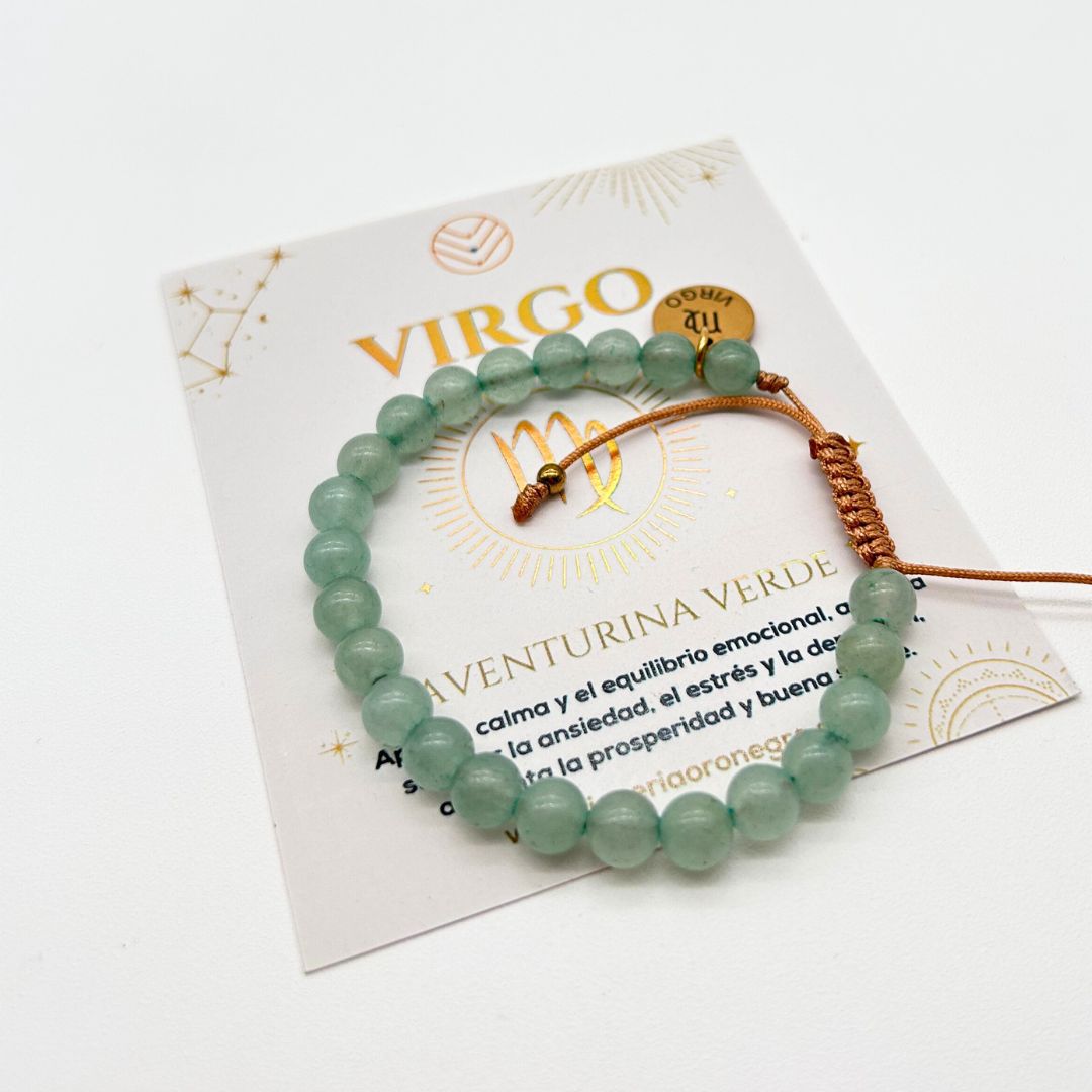 Pulsera Virgo Aventurina Verde