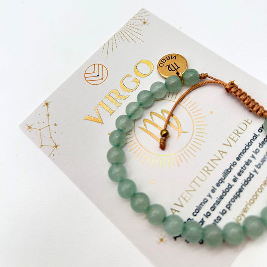 Pulsera Virgo Aventurina Verde