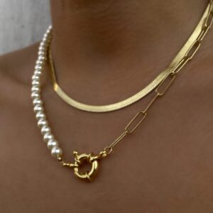 Collar Perlas Gold
